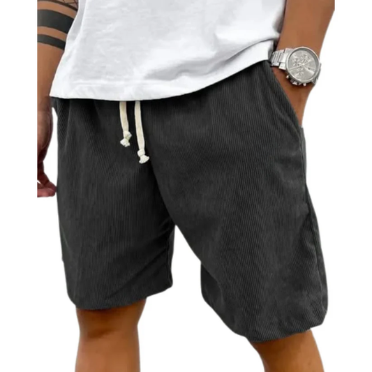 Heritage Corduroy Shorts — Premium Ribbed Bermuda Shorts