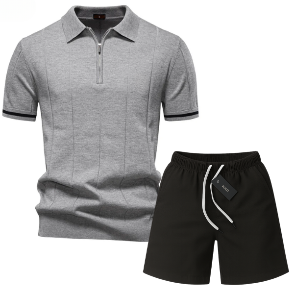 Classic Knit Polo Premium – Free Premium Chino Shorts