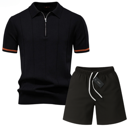 Classic Knit Polo Premium – Free Premium Chino Shorts
