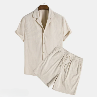 Heritage Polo Set — Premium Shirt + Shorts
