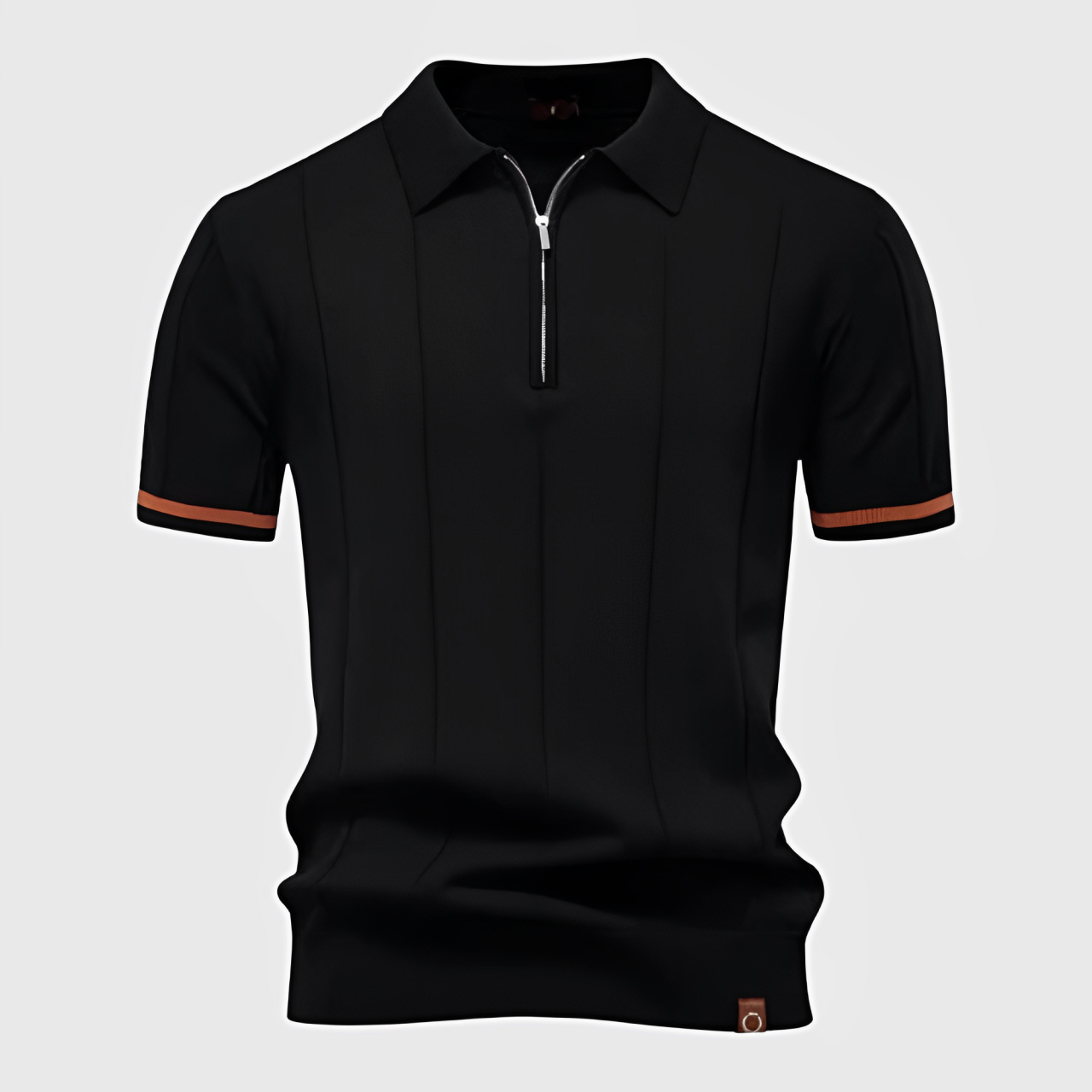 Zip polo shirt for men who value style and comfort