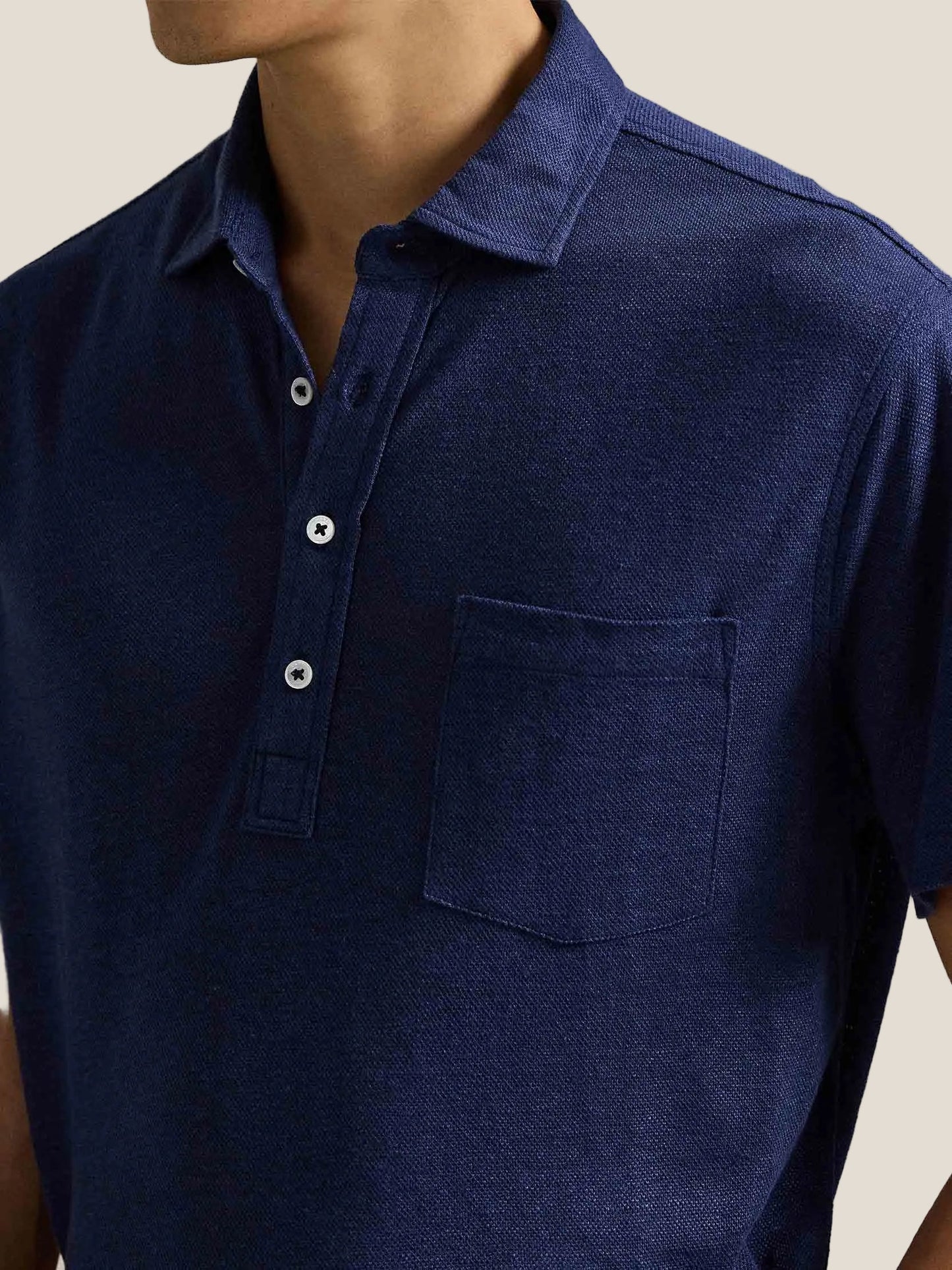 Men's Knit Polo Shirt Position 6